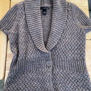 Willi Smith Women's Brown Sweater Vest